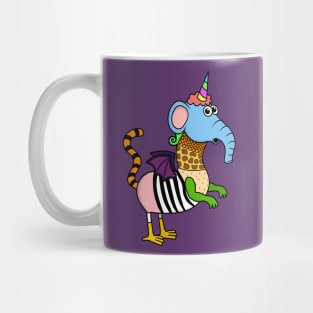 Hybrid Mutant Animal looks at you Mug